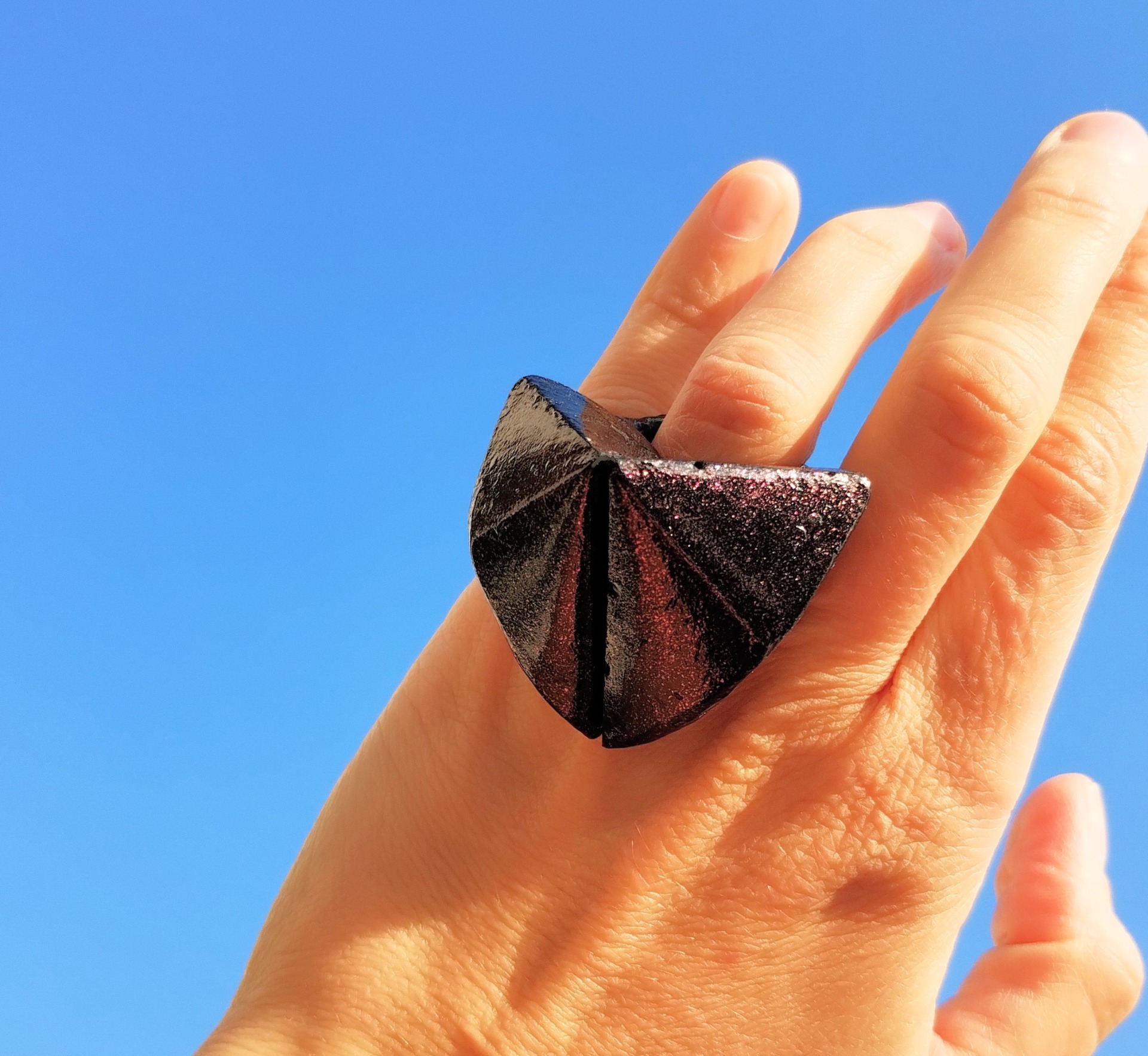 Butterfly ring designed by Luciana Andrea Sessa
